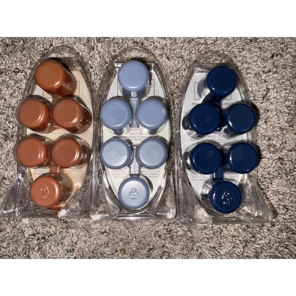 Yankee Wax Melts Set Of 3 Packs Yankee Candle Spiced Pumpkin North Pole Paddling